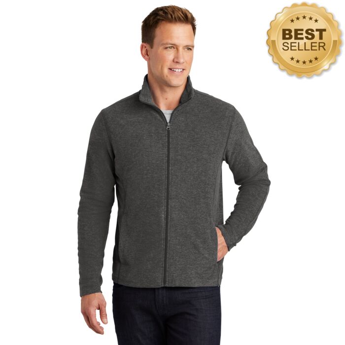 Heather Microfleece Full Zip Jacket Thumbnail